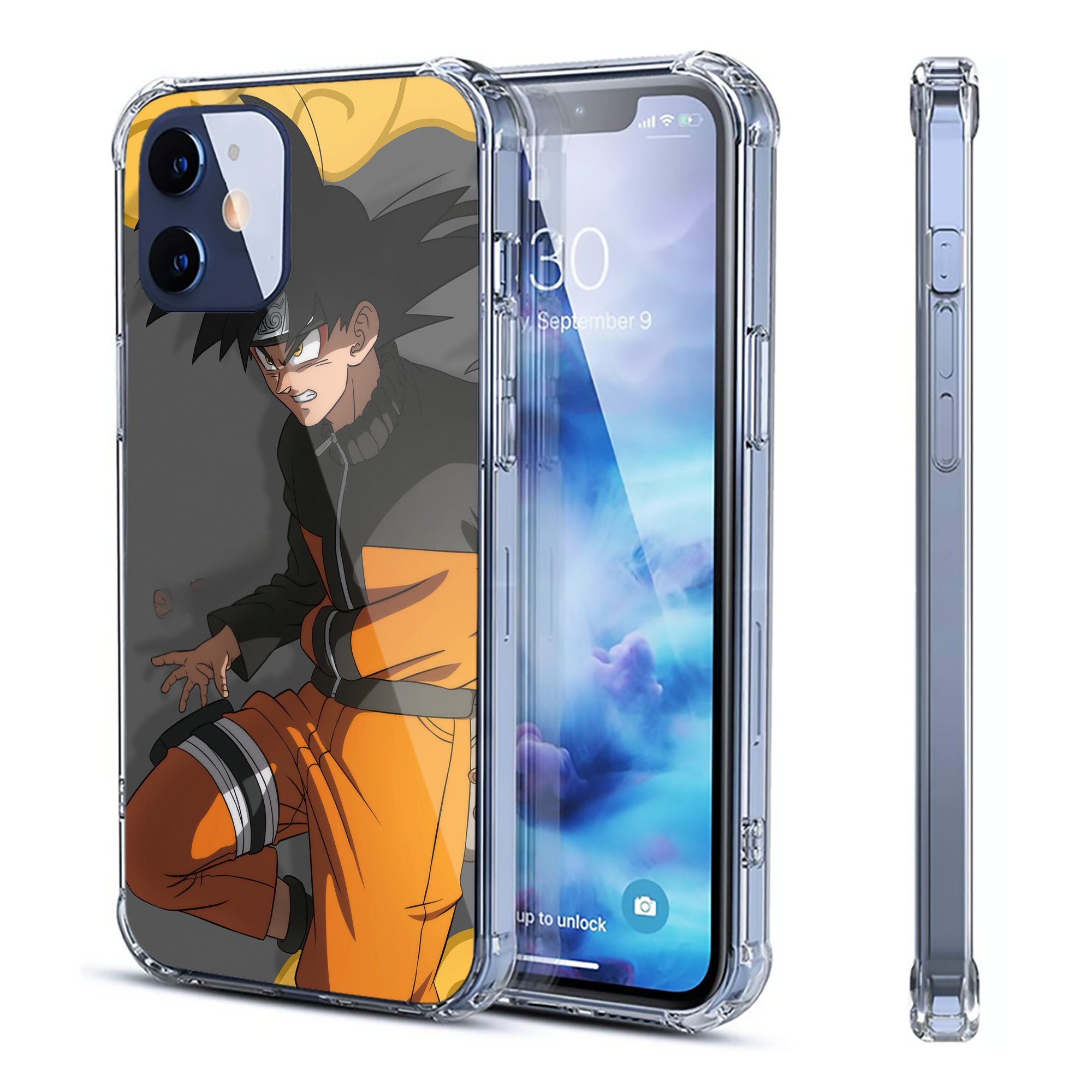 （画像用） ドラゴンボール DRAGON BALL 【iPhone 12シリーズ対応】透明スマホケース（クリアソフトケース）